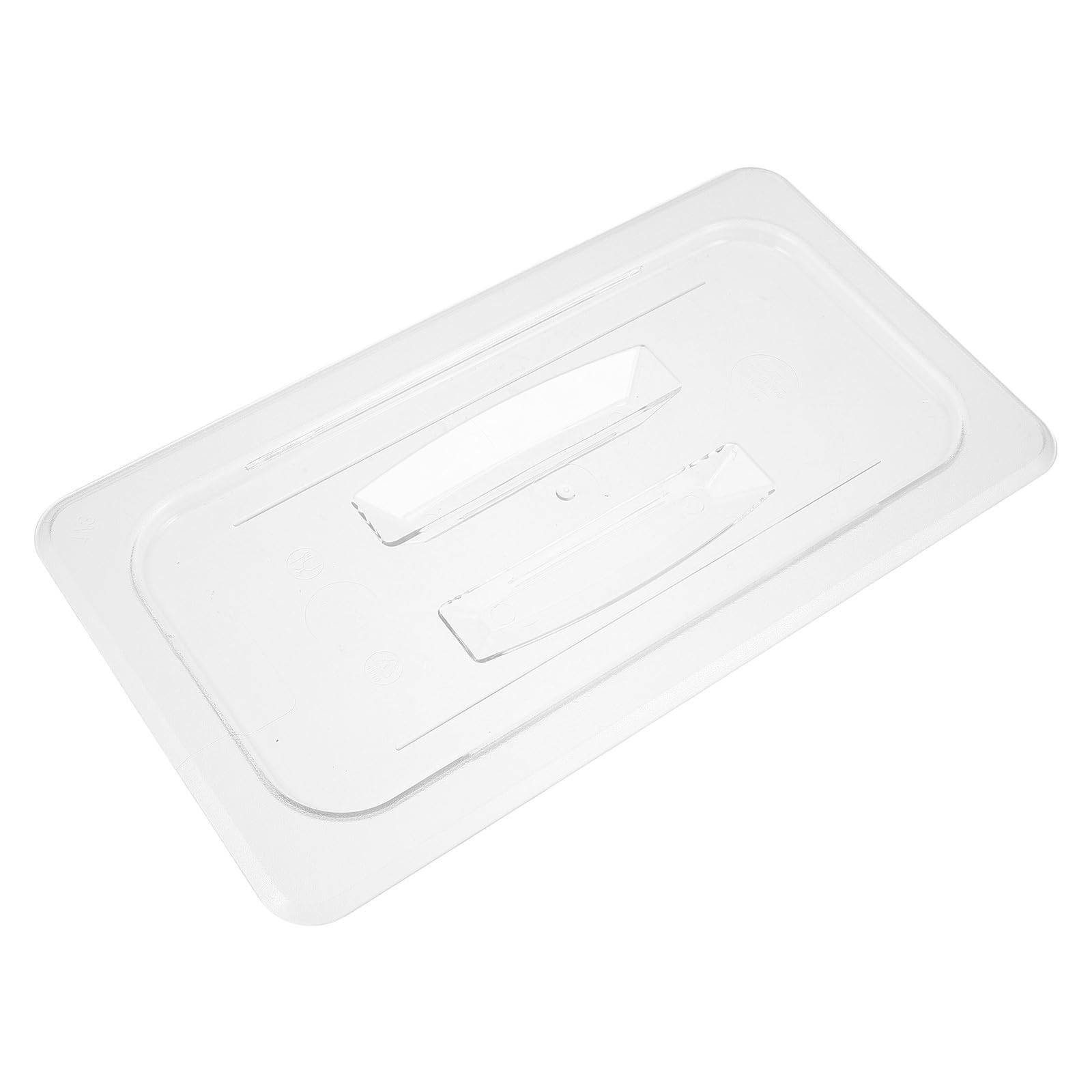 Tapa de acrílico SHINEOFI transparente para bandejas de buffet con asa funcional
