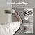 PLAXIARY Self Adhesive Fiberglass Drywall Joint Tape - 2 Inch x 66 Feet Mesh Repair Patch for Wall Cracks and Seams