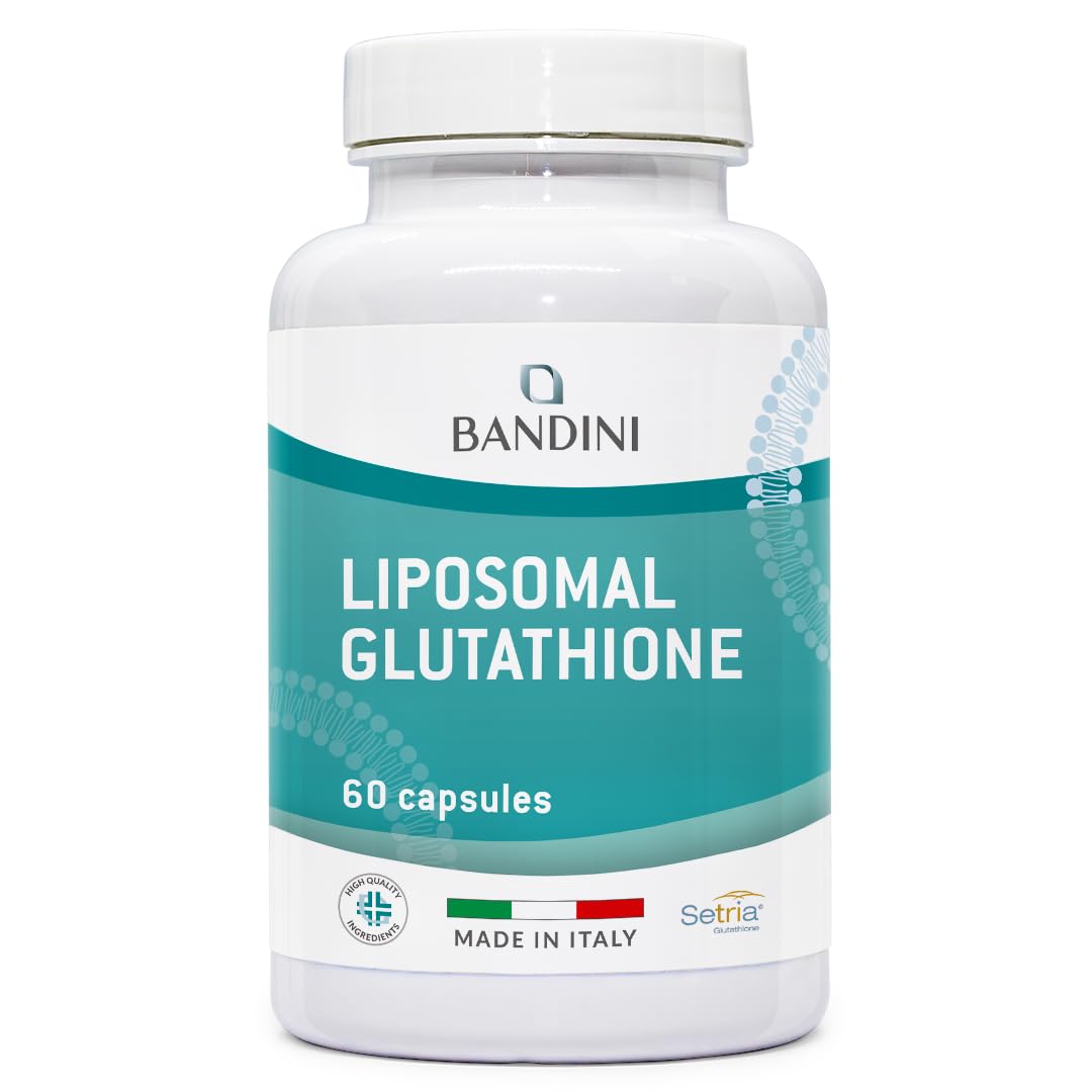 Liposomal Glutathione Reduced | L-Glutathion Setria® - Better Absorption, Antioxidant, Detox & Anti Aging for Optimal Cell Protection | Non-GMO, 100% Vegan | 2-Month Supply – 60 Capsules