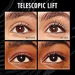 L'Oreal Paris Telescopic Lift Mascara, Lengthening and Volumizing Eye Makeup, Lash Lift with Up to 36HR Wear, Washable, Blackest Black, 0.33 Fl Oz - Image 3