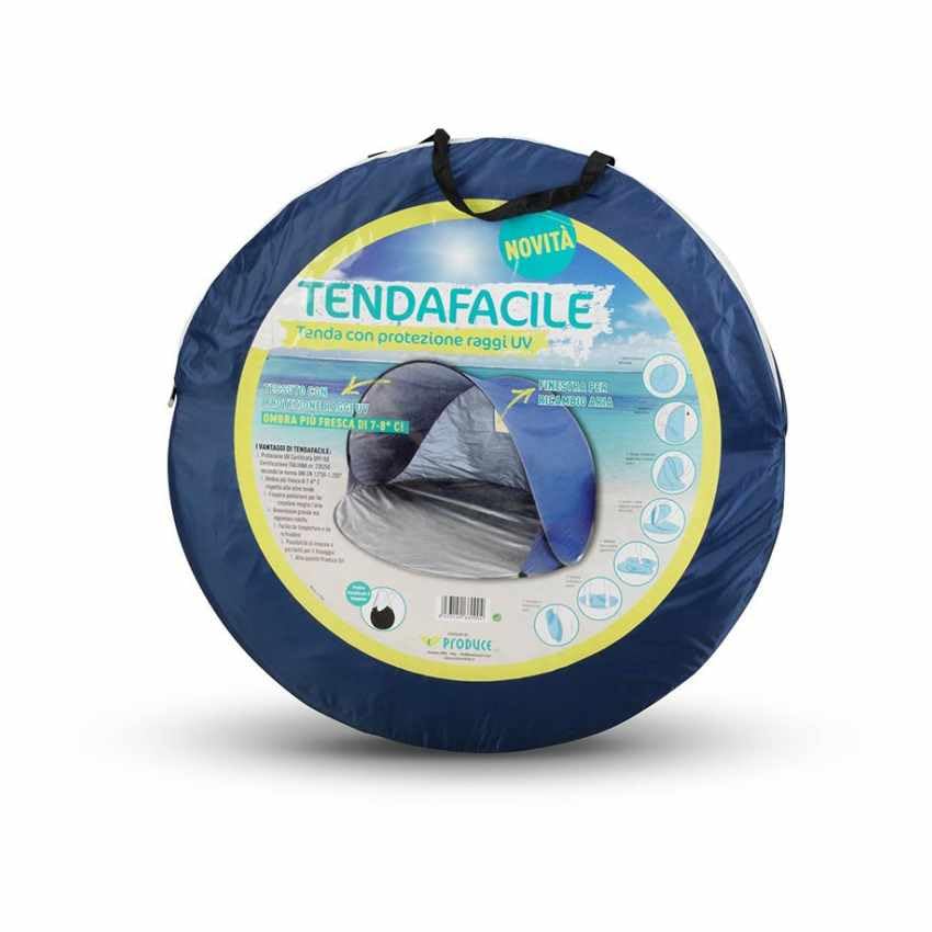 Produce Shop Tenda Parasole 2 posti da Spiaggia Mare TendaFacile Campeggio Camping - Blu