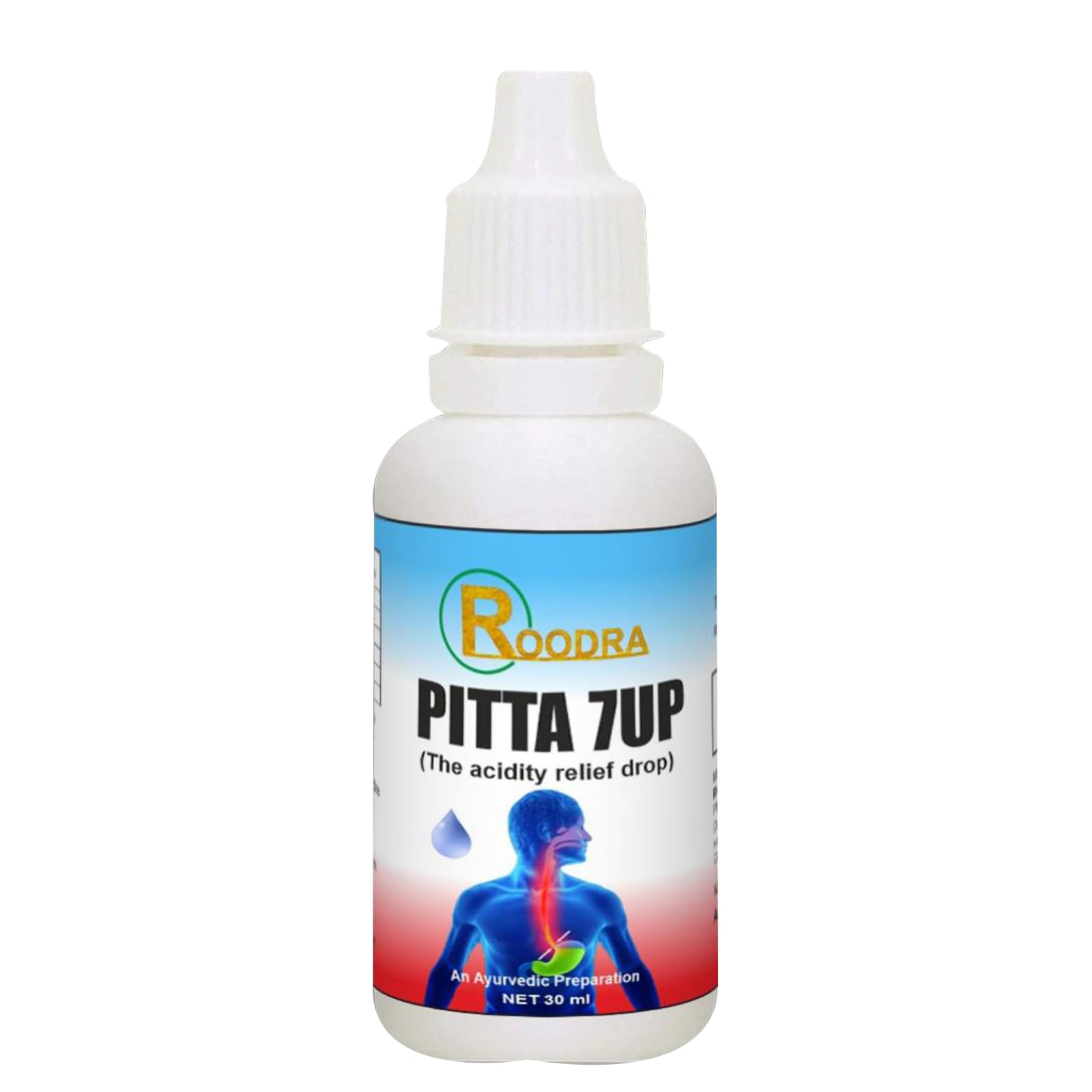 Roodra Pitta 7 Up Drops 30ml | Mantain Metabolism and good digestive system | Proper weight balance | Pack of 1