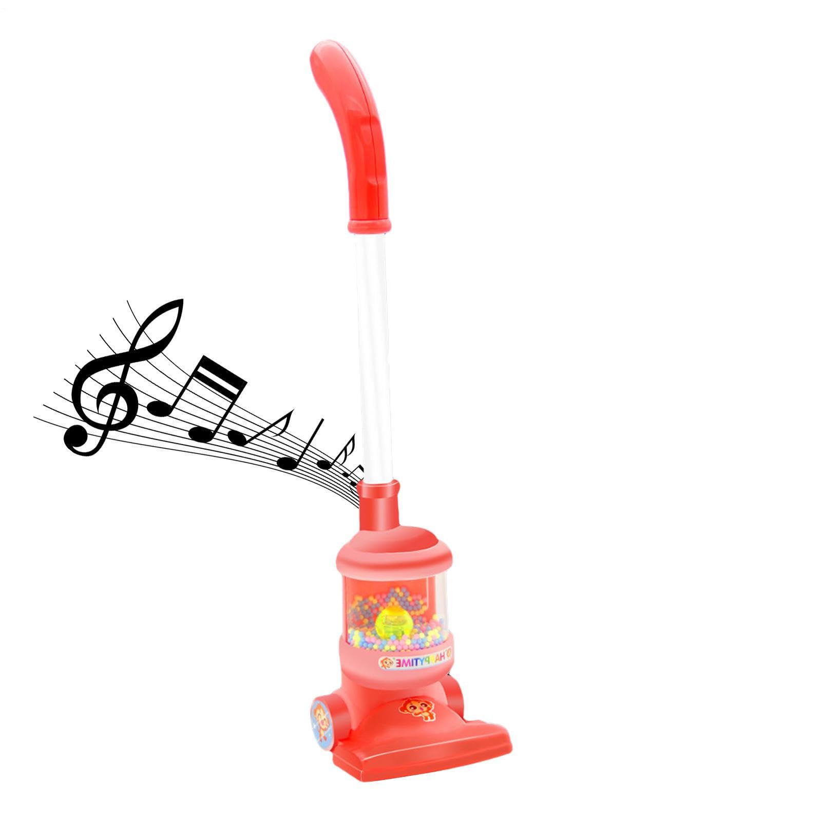 Pretend Play Kids Vacuum – Realistic Sound Toy Cleaner, Light Up Push Vacuum | Early Learning Toy With Interactive Functions For , Home Play Fun For Children, Boys And Girls