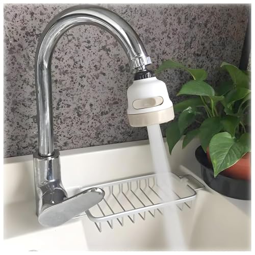 Image of 360 Swivel Water Flexible Kitchen Tap Head Movable Sink Faucet 360 Rotatable ABS Sprayer Removable Anti-Splash Adjustable Filter Nozzle Swivel Water Saving Aerator 3 Modes Kitchen tap Shivay Camp