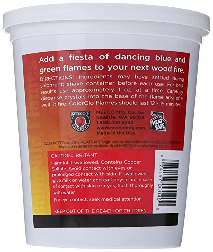 MEECO'S RED DEVIL - Color Flame Crystals, gris, 16 oz miniatura 2