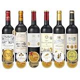 ALL金賞ダブル・トリプル入(格上入)赤ワイン6本セット フランスボルドー産 ソムリエ厳選(ミディアム)750ml×6本