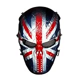OutdoorMaster Airsoft Mask - Full Face Mask with Mesh Eye Protection (Knight)