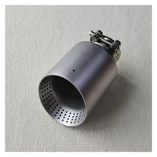 Boquilla de escape universal y punta de silenciador de 114mm para personalización de coche