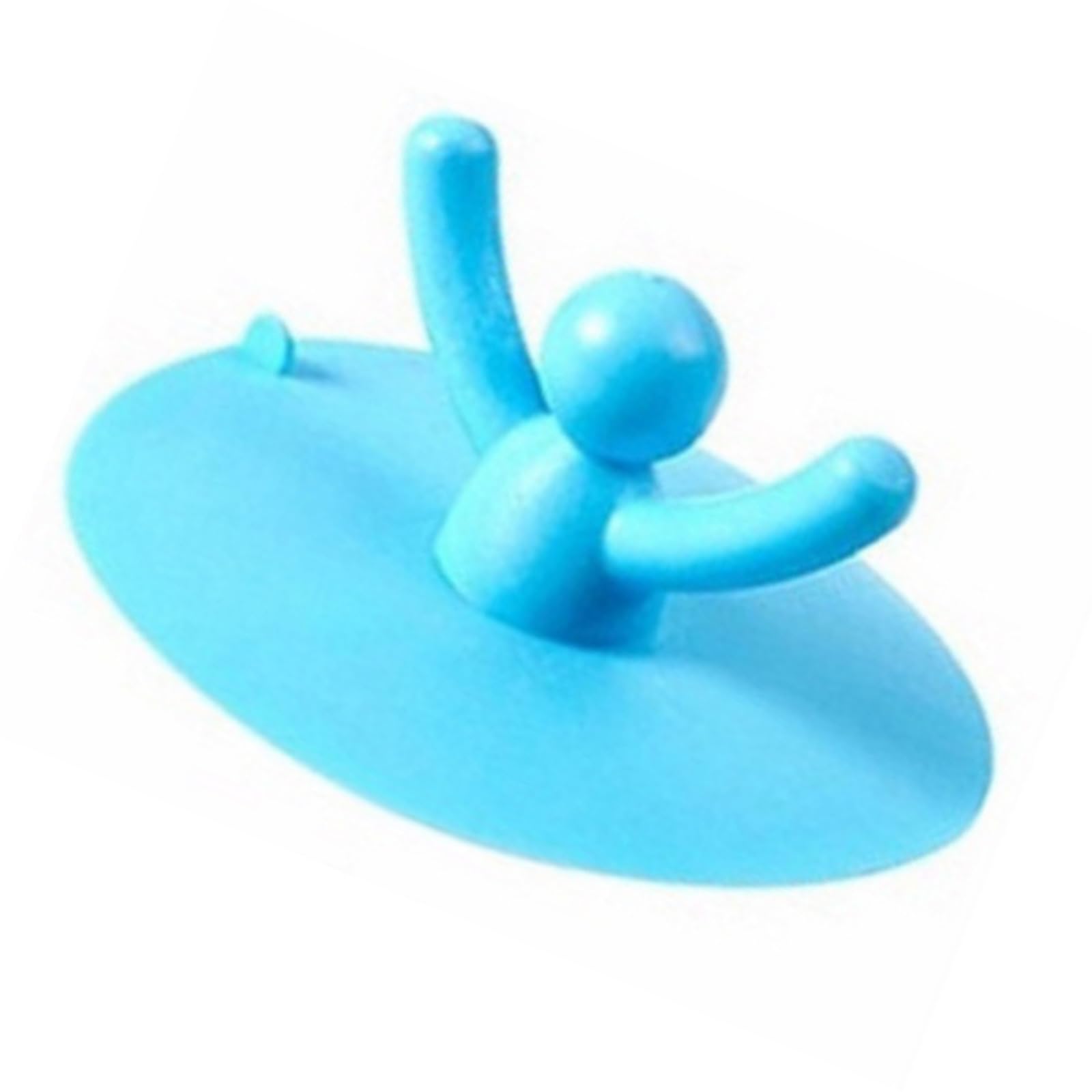 Bathroom Sink Plugs,Bath Plug Replacement,Shower, Plughole Cover, Stopper,Kitchen for,Suction Silicone Drain Bath Human Shape Covers