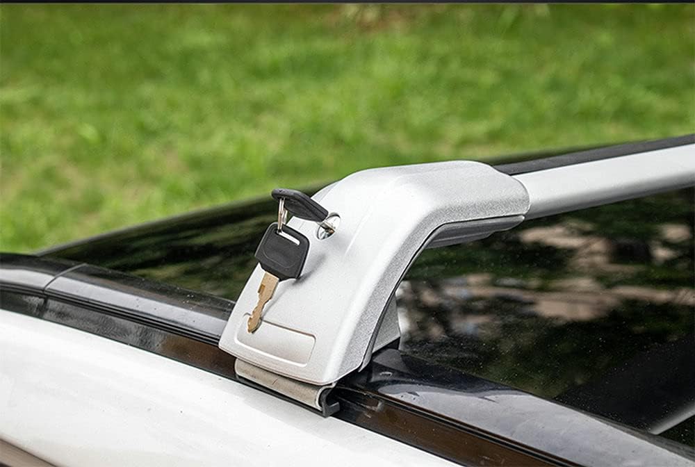 FANTE 2PCS Crossbar Cross Bars Fits for Hyundai Nexo Fuel Cell 2019-2022 Luggage Carrier Roof Rack Rail Carrier Lockable (Silver)