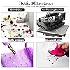 Meibite Hotfix Rhinestones Topaz Glass 6796PCS SS6–SS30 Flat Back Crystal Rhinestone Kit for Clothes Fabric DIY, Sparkly Gems with Tweezers & Picker for Tumblers, Dance Costumes, Crafts #5