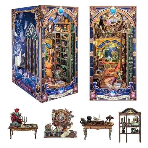 Joincon Book Nook Kit- DIY Miniature Booknook Kit Creative Decorative