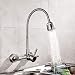 HomeLava Grifo de cocina Montaje en pared Grifo flexible de agua fría...