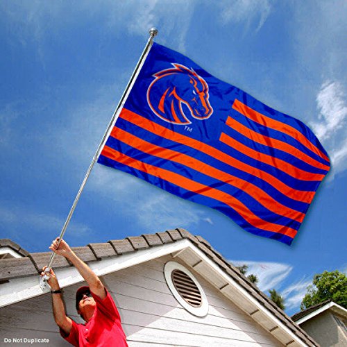College Flags & Banners Co. Boise State Broncos Flag - 3x5 Ft Polyester, Double-Sided Print, Officially Licensed - View #2