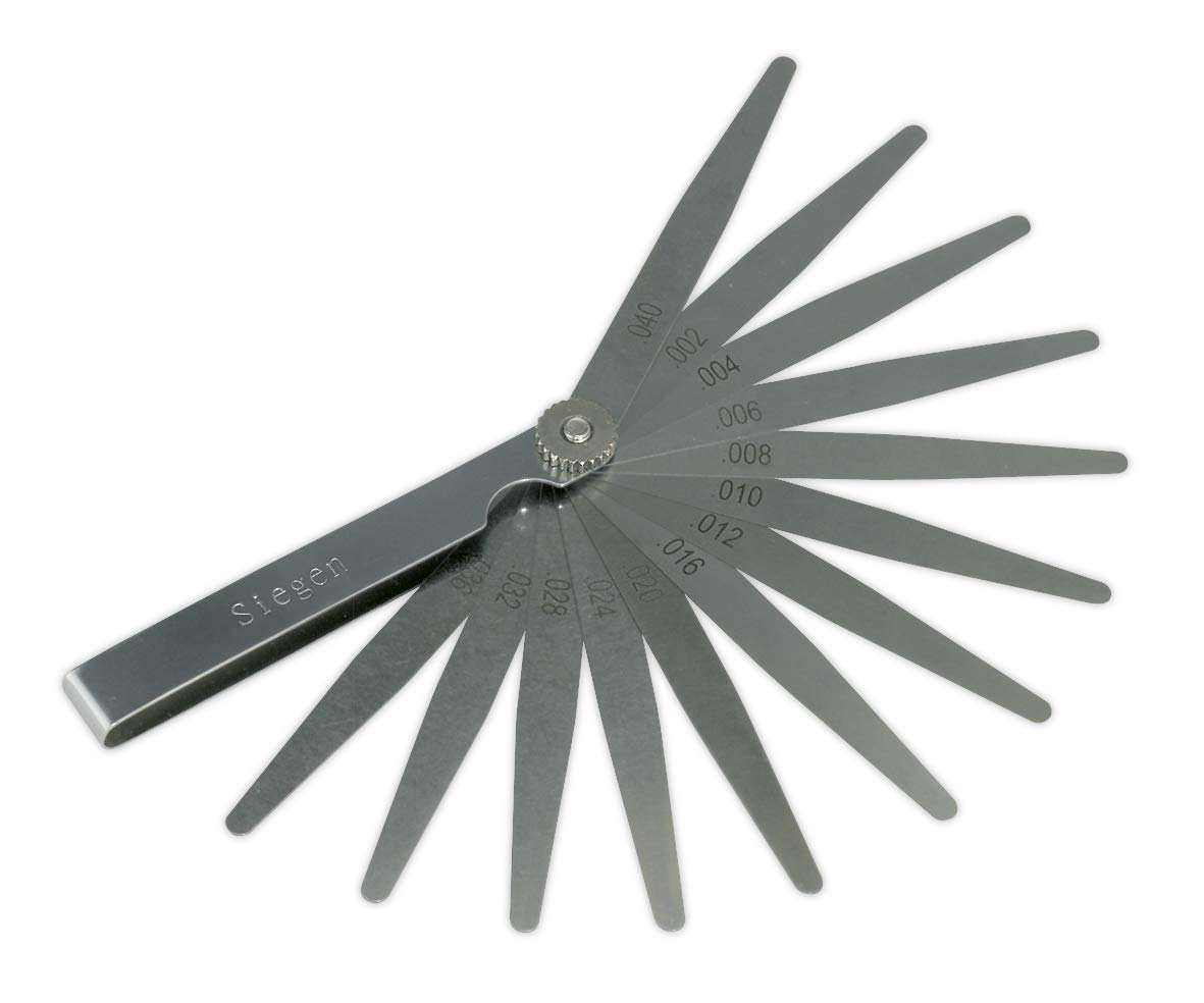 Sealey S0518 Feeler Gauge 13 Blade - Imperial