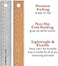 Breman Precision Metal Ruler 18 Inch Cork Back - Straight Edge 18 Inch Metal Ruler with Cork Backing - Flexible & Non-Slip Stainless Steel - Imperial & Metric Graduations for Precision Measuring