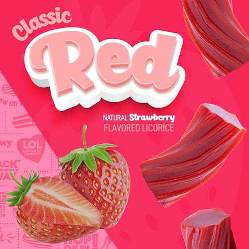 Wiley Wallaby Regaliz Rojo Clásico 4 Onzas Pack 12 miniatura 3