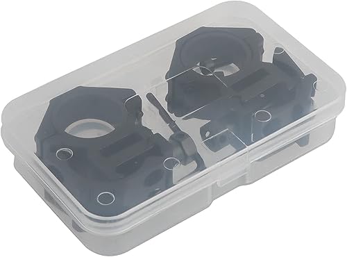 Miniatura 5 de Anillos de mira de perfil mediano de 1 pulgada, anillos para riflescope - Adaptador de montaje de alcance de 1.181 in1.000 in para riel