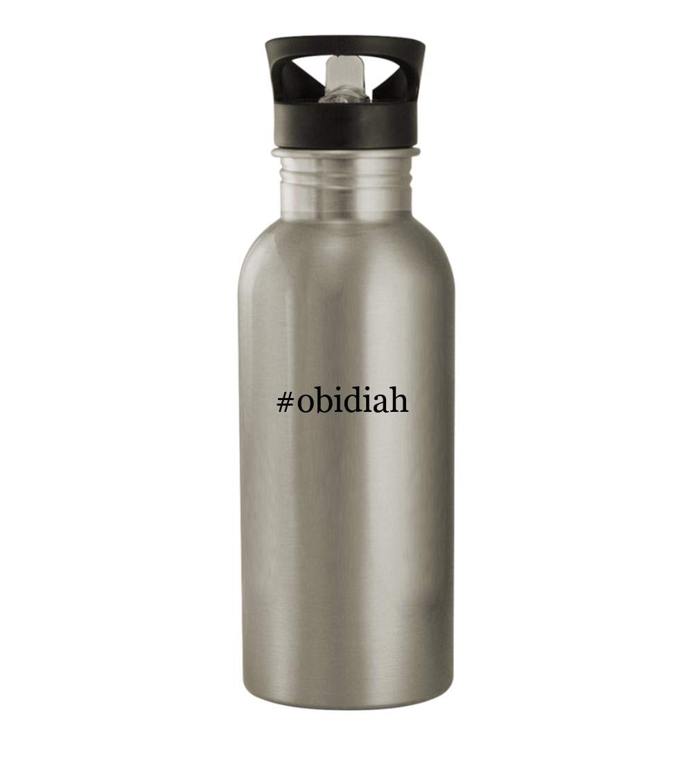 #obidiah - 20oz Stainless Steel Water Bottle, Silver