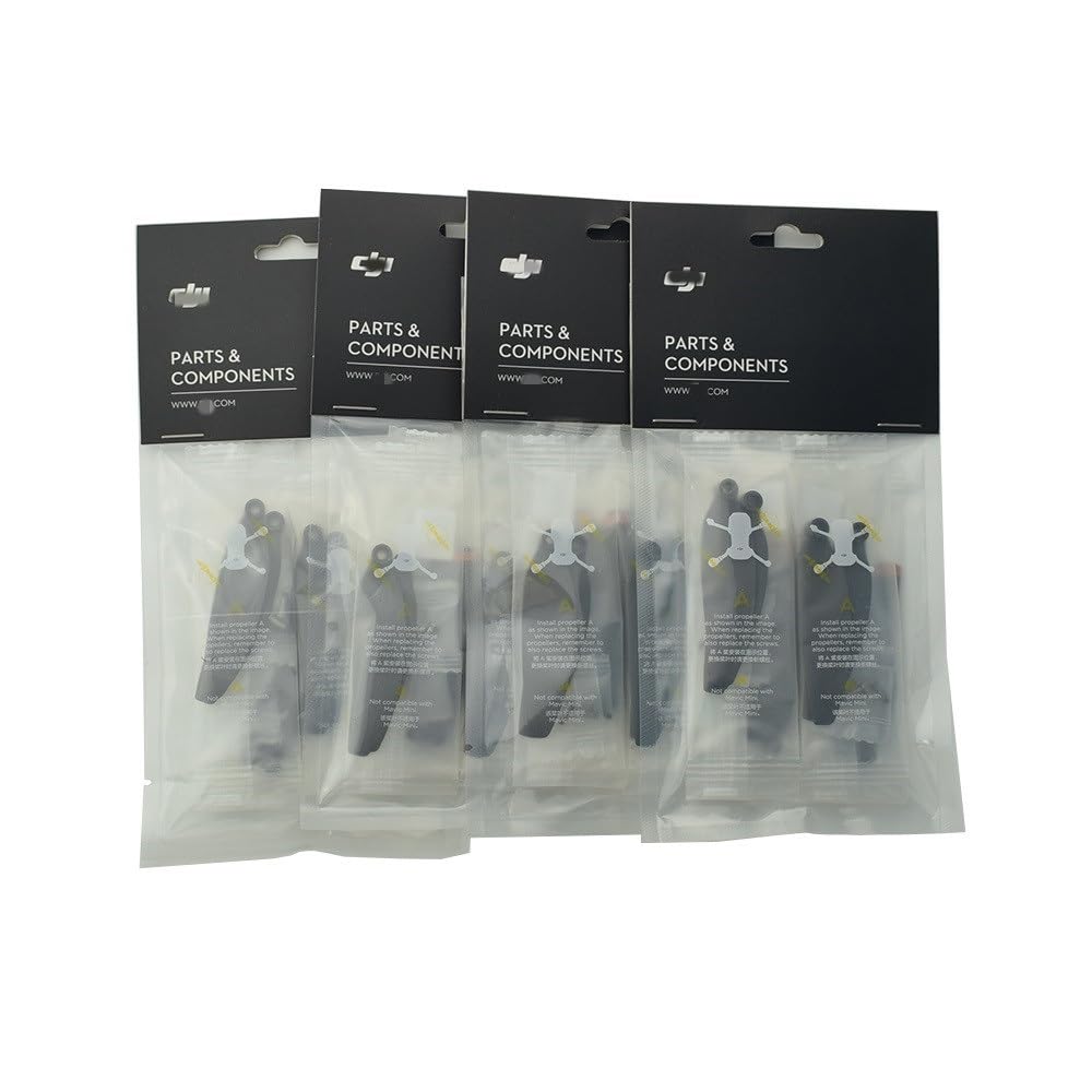 Accessoires for Mini 2 Nouvelles hélices Originales for DJI Mavic Mini 2/2 SE hélice avec vis pièce de Rechange Remplacement 8 pièces/1 Ensemble pour Drones (Size : 4 Set)