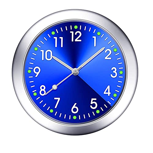 Kuuleyn Horloge De Voiture Montre Cadran Compteur Dash Heure Tableau De Bord 52mm Jauge Automatique(Le Noir