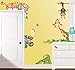 In The Jungle Wildlife Animal Stickers Wall Decals Children Bedroom Decor