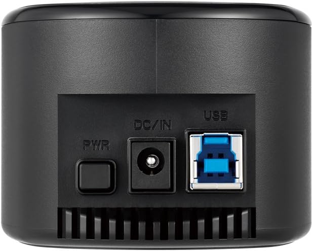 Rear view of Mediasonic HND1-SU3 Docking Station ports