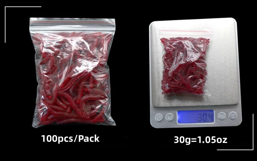 【未使用】ワームまとめ売り130袋以上 750本以上 ワーム7 ライトスペシャル［Light Special Worm7］ - 株式会社カツイチ