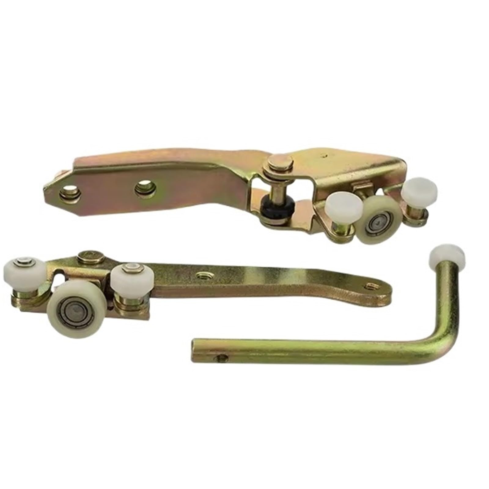 Nnmikolc One Color Car Door Lower Hinges Compatible With Vw For Transporter T4 1990-2004 Roller Guide Right Sliding Door Hinge Set Oem:701843436 701843406B