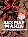 Hex Map Mania: Blanko Hexagonal Papier für RPG Karten Gestaltung; Mit leicht grauem Hintergrund (Grunge); Zirka Din A4; 120 Seiten; Softcover "Kraken"