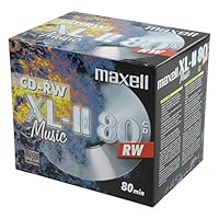 10 Maxell CD-RW Rohlinge XL-II Music Digital Audio
