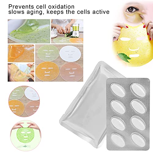 Collagen For Face Mask Machine, 16Pcs Collagen Capsule Pills Convenient Collagen Mask Effervescent Tablets For Diy Fruit Vegetable Facial Care Mask Machines #TOP19