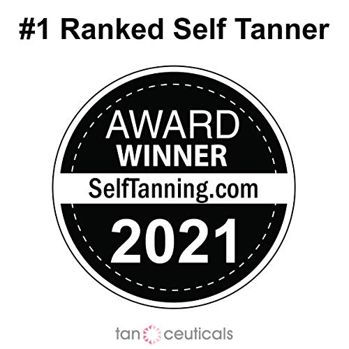 Tanceuticals Self Tanning Mousse - Healthy Ingredients and Fresh Coconut Scent Gives Instant, Long-Lasting Sunless Tan - Self Tanner in Dark Shade - 6.7 oz