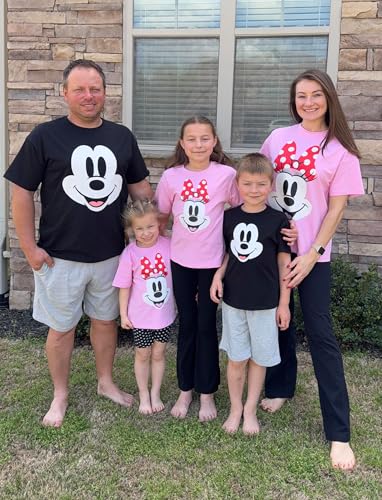Image of Disney Mickey and Friends Family Matching Classic T-Shirt Personalized Family Outfit