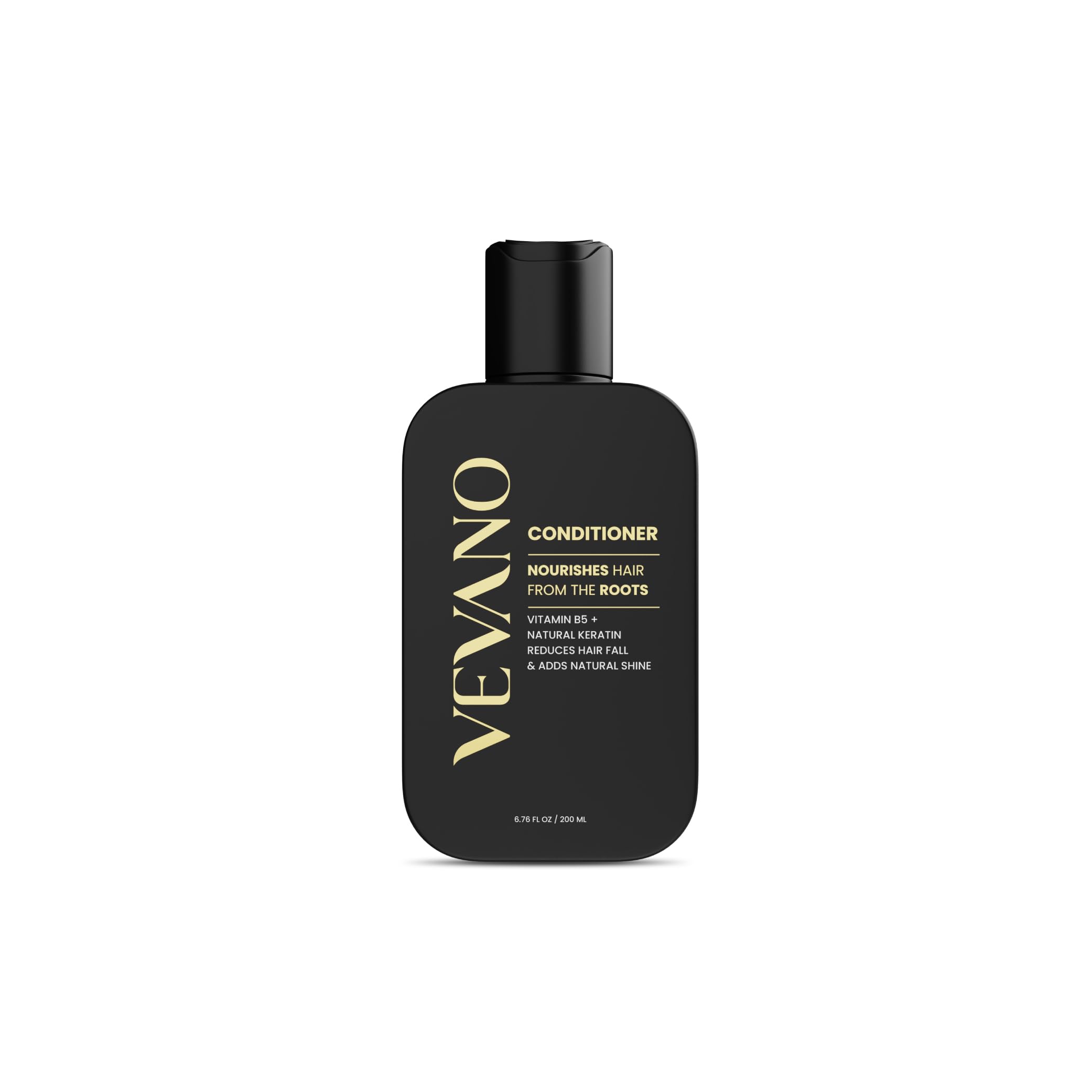 VEVANO Hair Conditioner with Vitamin B5 & Natural Keratin | Deep Conditioning | Frizz Control | Moisturizes, Detangles & Softens | Smooth, Silky & Shiny Finish | Helps Reduce Breakage | Paraben Free | Daily Use for Women & Men | 200 ml (200ML)-image-3