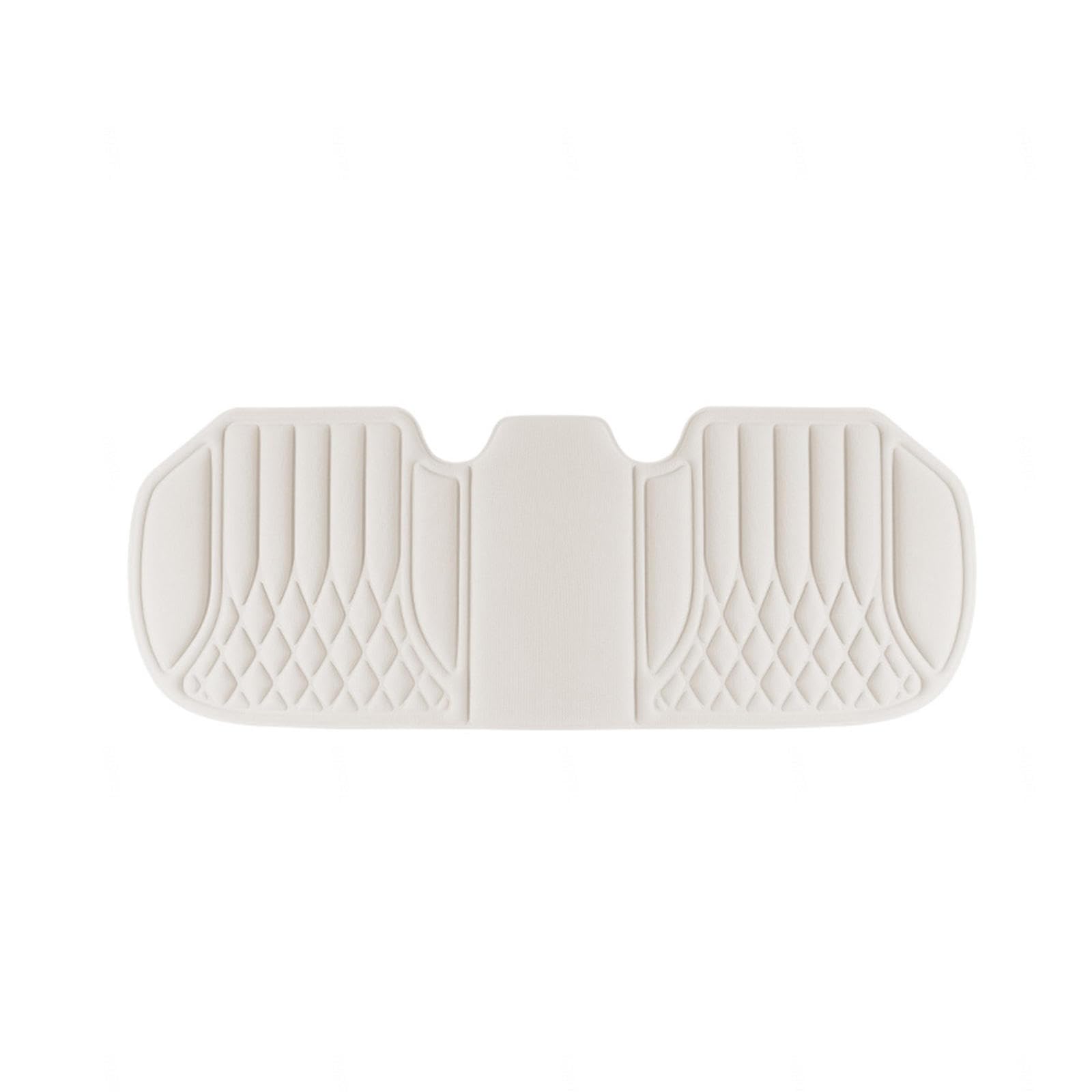 Cojín Silla Oficina Emulsión Cojín Silla Ruedas Tejido de Refrigeración 3D Fina Transpirable y Cómoda Adecuado para Automóviles Sillas de Oficina Sillas de Ruedas etc,Beige-LongCushion