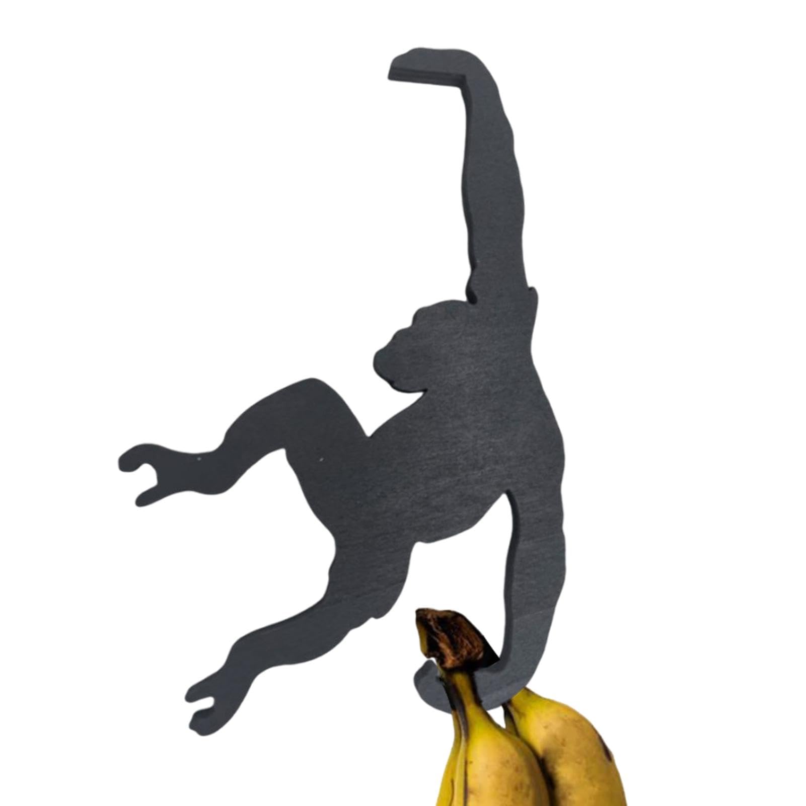 Dtaigou Banana Holder Balance Hook,Modern Banana Hanger Tree Stand | Under Cabinet Suspending Organizer, Stylish Purse Hanger, Creative Monkey Banana Balancing Hook for Kitchen