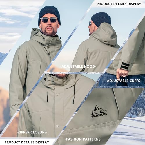 Image of 2024 Autumn New Outdoor Jacket Men's Windproof and Waterproof Hooded Jacket Mountaineering Coat