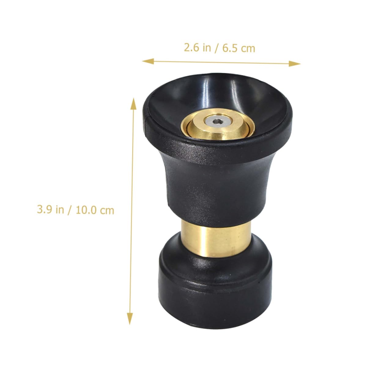 NOLITOY Metall Gartenspritze Wasserdüse Drehbarer Sprühkopf Einstellbar Hochdruck Sprinkler Für Gartenbewässerung Autowäsche Und Reinigung Robust Langlebig