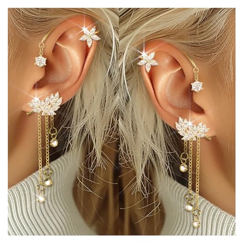 Ear Cuffs Pierceless Earrings for Women and Ladies2
