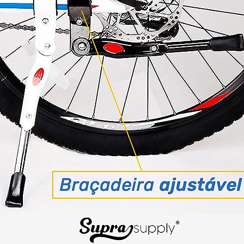 Descanso Pezinho Lateral De Biciccleta BMX MTB para Aro 20 ao 29 de Borracha e Alumínio Ultra Reforç