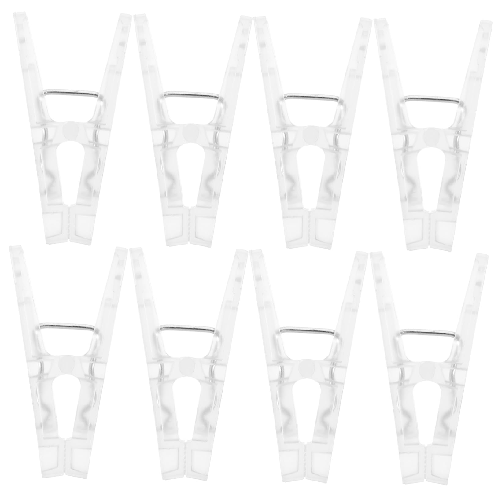 Abaodam 5 Sätze Teiliges Winddichte Klammern Für Handtücher Und Kleidung Transparente Clips Für Wäsche Unterwäsche Und Decken Robuste Und Leichte Hänger Für Reisen Und Zuhause 10 Stück * 5