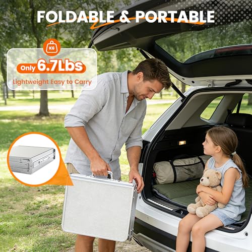 WildFinder Mesa de Camping Plegable, 35.4 x 15.7 x 27.5 pulgadas, Portátil miniatura 5