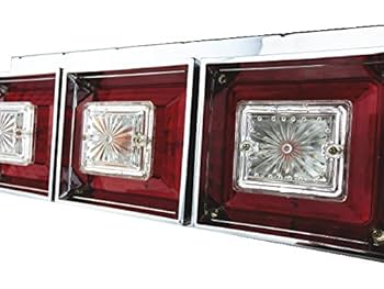 車掌車3色セット Amazon | Officek 24V 角型 クリスタルテール 赤白 左右セット