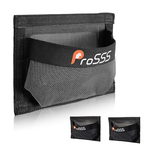 ProSSS 2PC Boat 10"*7" Self-Adhesive Storage Mesh Bag,Marine Organizer for Tools & Boat Accessories,Waterproof Strong Adhesive Backing, Easy to Install & Remove,Keep Your Boat Tidy and Items Secure