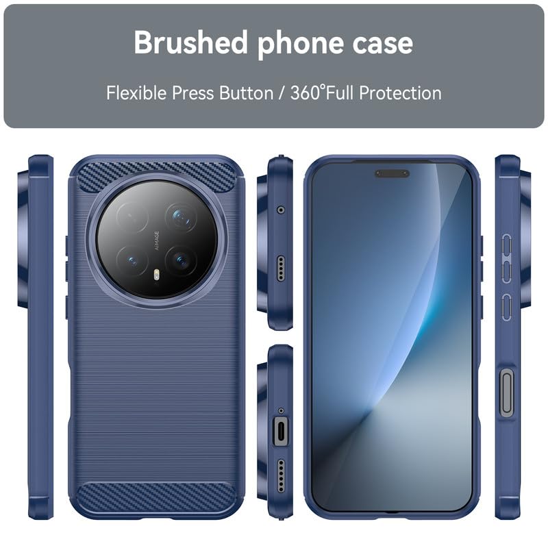 Image of Basic Case for Honor Magic8 Pro 5G (Carbon Fibre Blue)