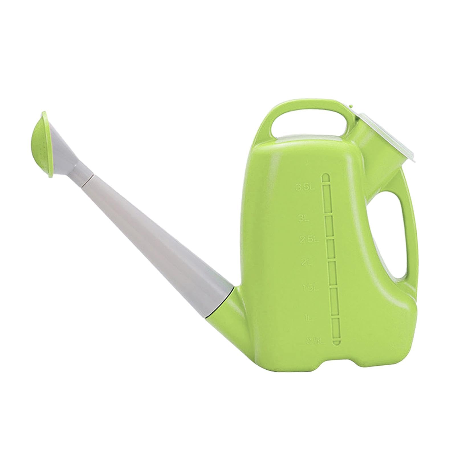 Sharplace Modern Garden Watering Can 4L Long Spout Plastic Extra Large Watering Pot for Houseplants Plants Garden Indoor Outdoor (3.5L-Green, 2.5-13L)