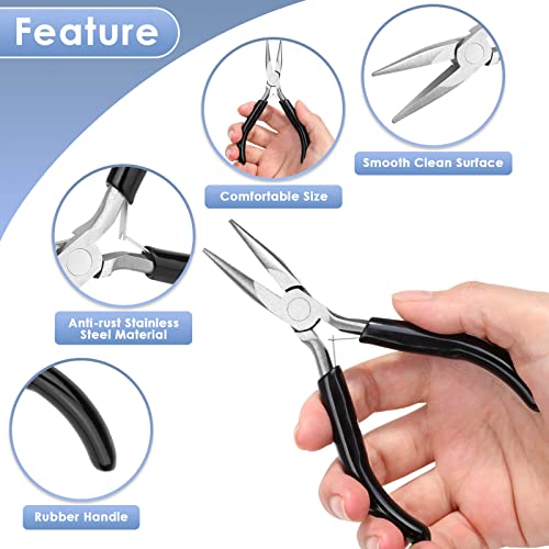 Billbotk Chain Nose Pliers For Jewelry Making thumb #2