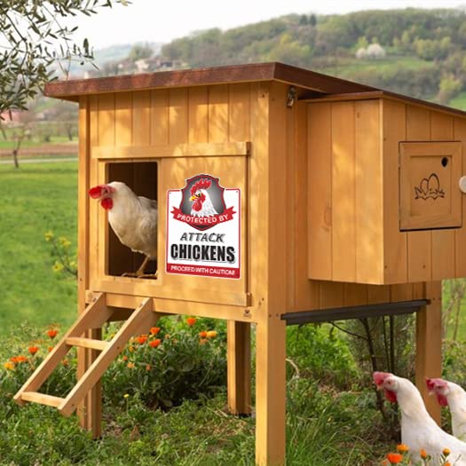 WZTHGA Hühnerstall-Schild, "The Fluffy Butt Hut" – Huhn Stuff Chicken Yard Schilder Aluminium Metall Bauernhof Dekor für Zuhause, Hühnerhaus und Hahnunterstand Gamefowl Barn, Schuppen Zubehör – Bild 7
