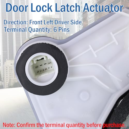 Image of Front Left Driver Side Door Lock Latch Actuator Motor Fits for Toyota Corolla Highlander Corolla Camry Rav4 Lexus IS350 RX350, Replaces 69040-02440 69040-53130 937-909
